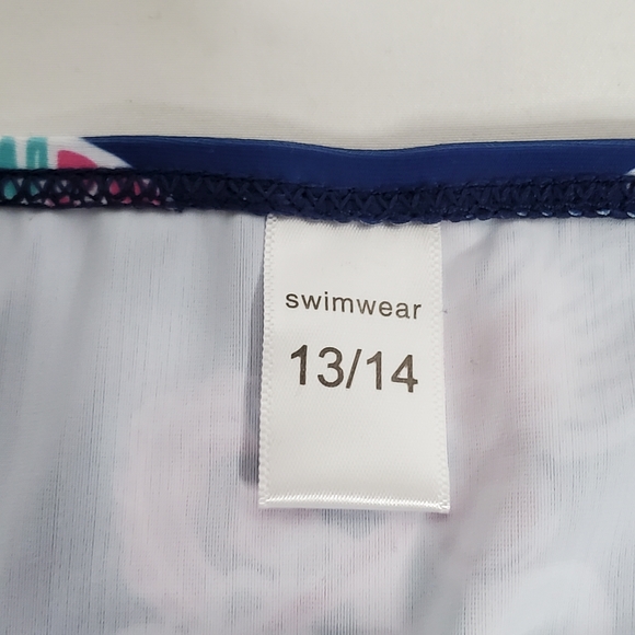 New! Moon Tree Girls Two Piece Bathing Suit Ruffle Tankini - Picture 5 of 8